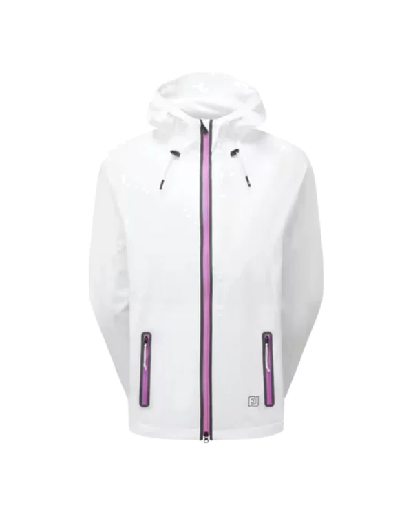HydroKnit regenjas dames wit roze · FootJoy